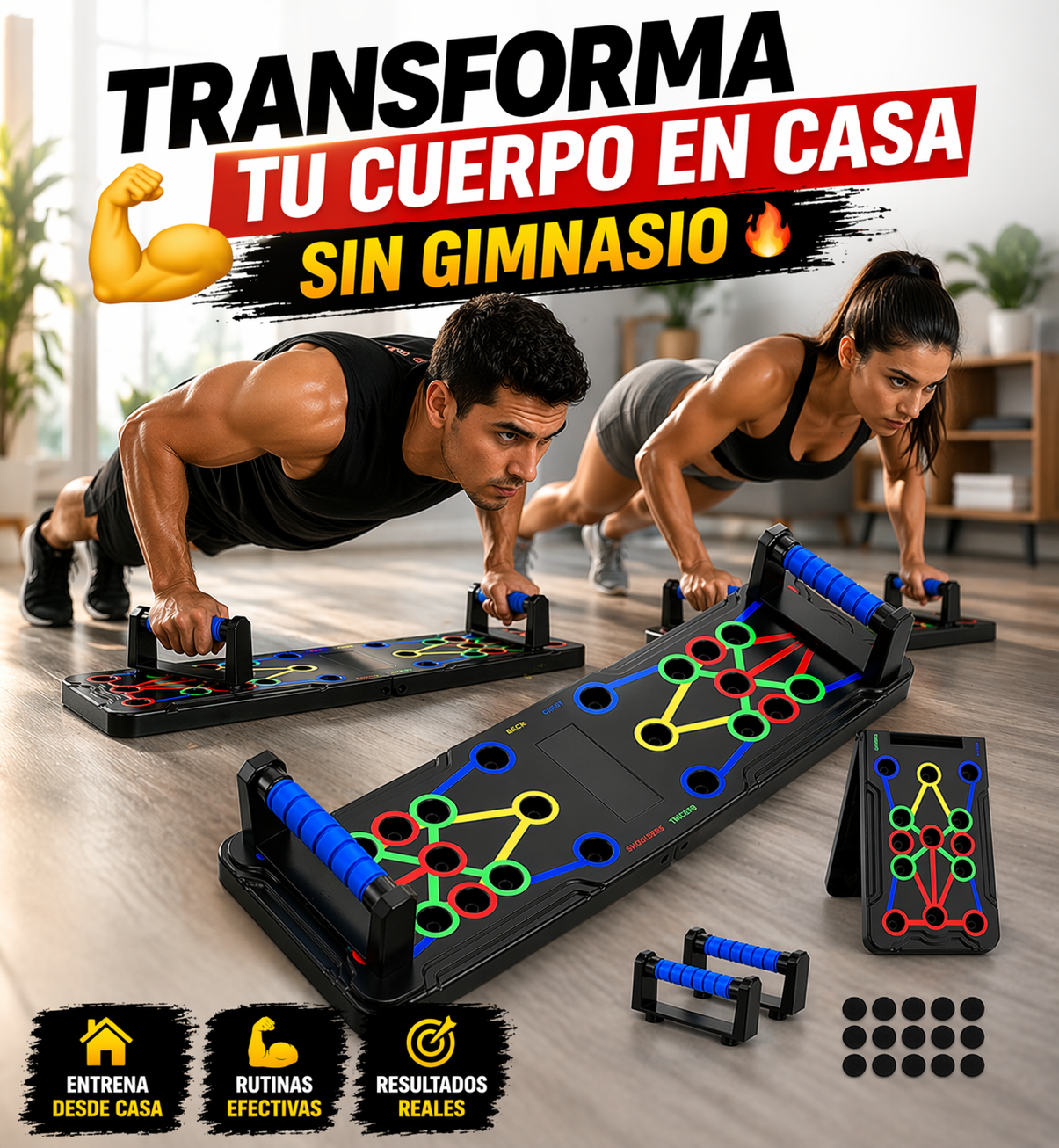 💥🔥Tablero de Flexiones Pro