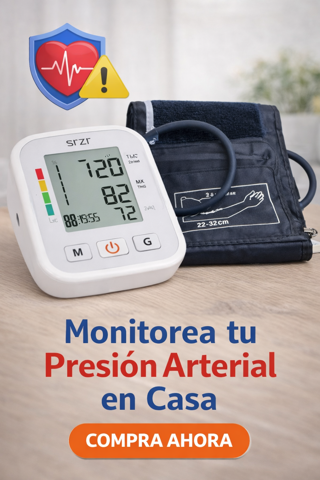🩺 Tensiómetro Digital de Brazo